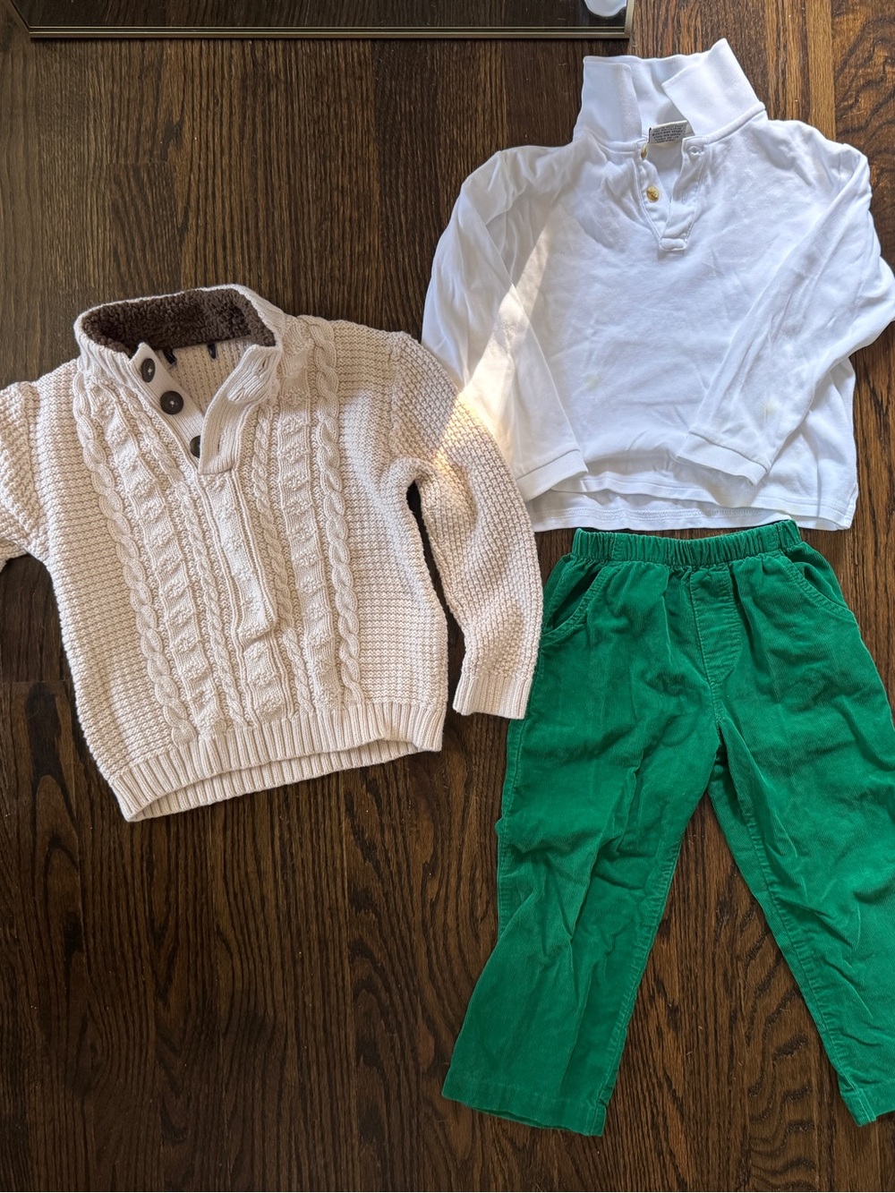 Bailey Boys Corduroy Green Pants